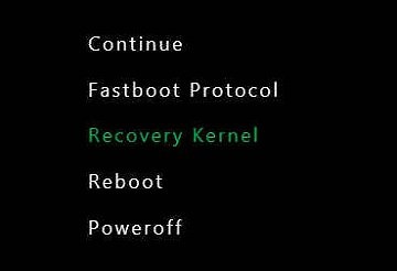Recovery Kernel (復原核心)