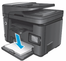 Image: Load the paper in the input tray