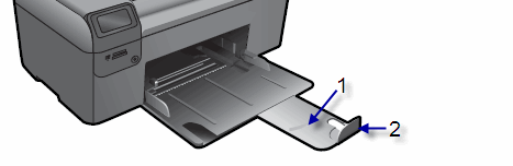 Image: Tray extender and paper catch