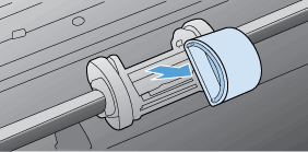 Illustration of pulling out the pickup roller.