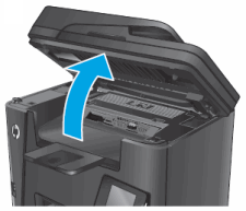 Image: Raise the scanner assembly.