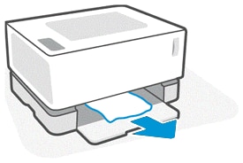 การนำกระดาษที่ติดออกจากถาดป้อนกระดาษ