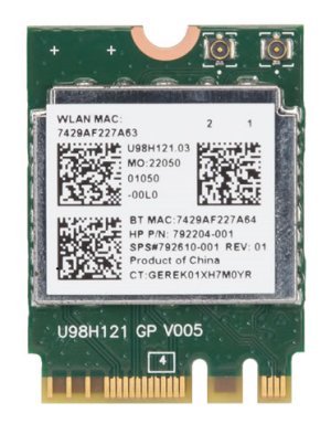 Wireless card top view