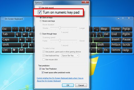 Notebooks HP - Ativar o Number Lock com o teclado virtual | Suporte HP®