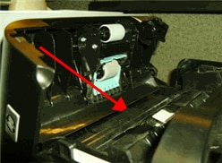 Image: ADF  mechanism rollers are under the housing