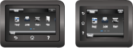 Black control panel examples