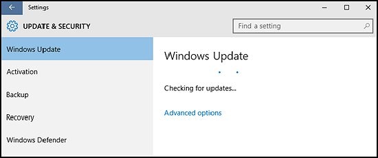 Windows Update 檢查更新