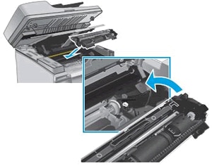 Reinstalling the imaging drum and toner cartridge assembly