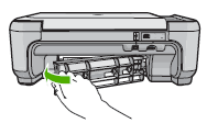 Illustration of reattaching the rear access door