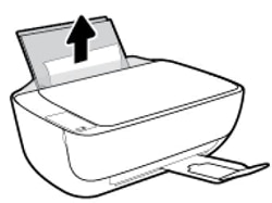 Illustration : Retrait du papier coincé du bac d'alimentation