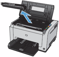 Imagen: Retire el cartucho de impresión.