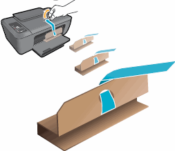 Image: Remove cardboard from the inside