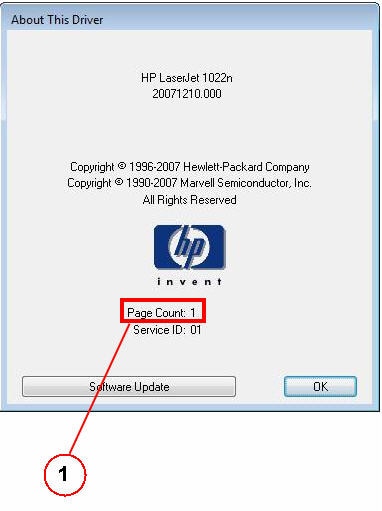 Stampanti serie HP LaserJet 1020 e 1022 - Come determinare il conteggio  totale di pagine stampate in Windows | Assistenza HP®