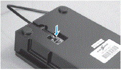 Image: Attach the telephone cord to the telephone platform