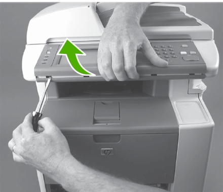 HP LaserJet M3027 and M3035 Multifunction Printer Series - Replace the  Control Panel | HP® Support