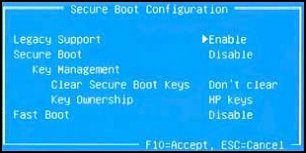 Secure Boot Configuration