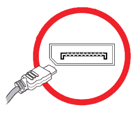 DisplayPort connection