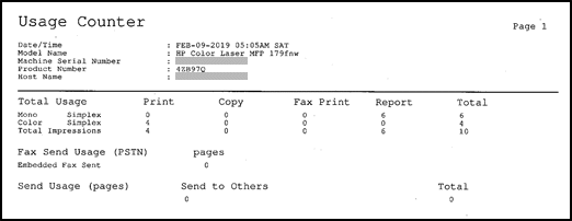 HP Color Laser 178, 179 Printers - Printing Self-Test Pages