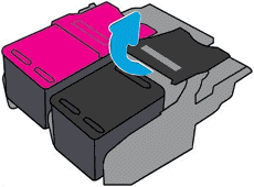 Image: Release the ink cartridge latch