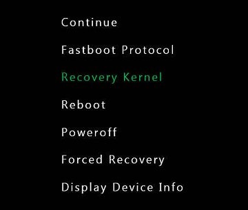 Recovery Kernel (復原核心)