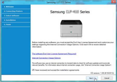 Stampanti laser Samsung - come configurare una connessione di rete cablata  in Windows | Assistenza HP®