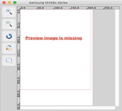 After installing the ICDM scan driver for Samsung printer in macOS Mojave (10.14), scan driver features are not working as expected.