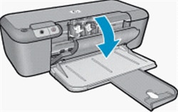 Image of opening the ink cartridge door.
