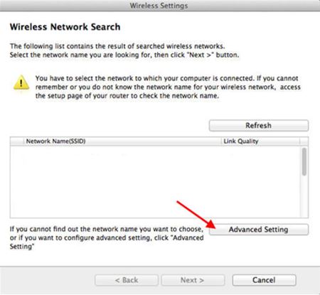Image of wireless network search