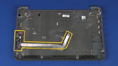 USB board on the inside of the base enclosure