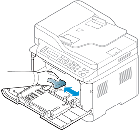 Nettoyage de l'intérieur de l'imprimante