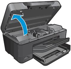 Image: Open the cartridge access door