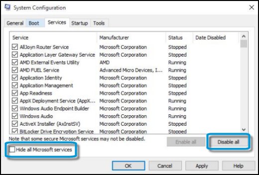 Ordinateurs HP - Utilisation de l'utilitaire de configuration du système  Microsoft (Windows 10, 8) | Assistance HP®