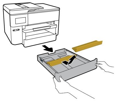 How to Remove or Replace ink cartridges on HP Officejet Pro 7740