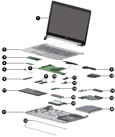 HP 255 G7 Notebook PC - Illustrated Parts | HP® Support