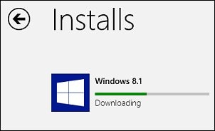 Windows 8.1 安装进度条