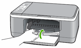Illustration of closing the cartridge access door