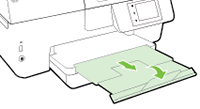 Image: Pull out the tray extender and lift the paper catch