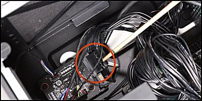 The SATA power connector